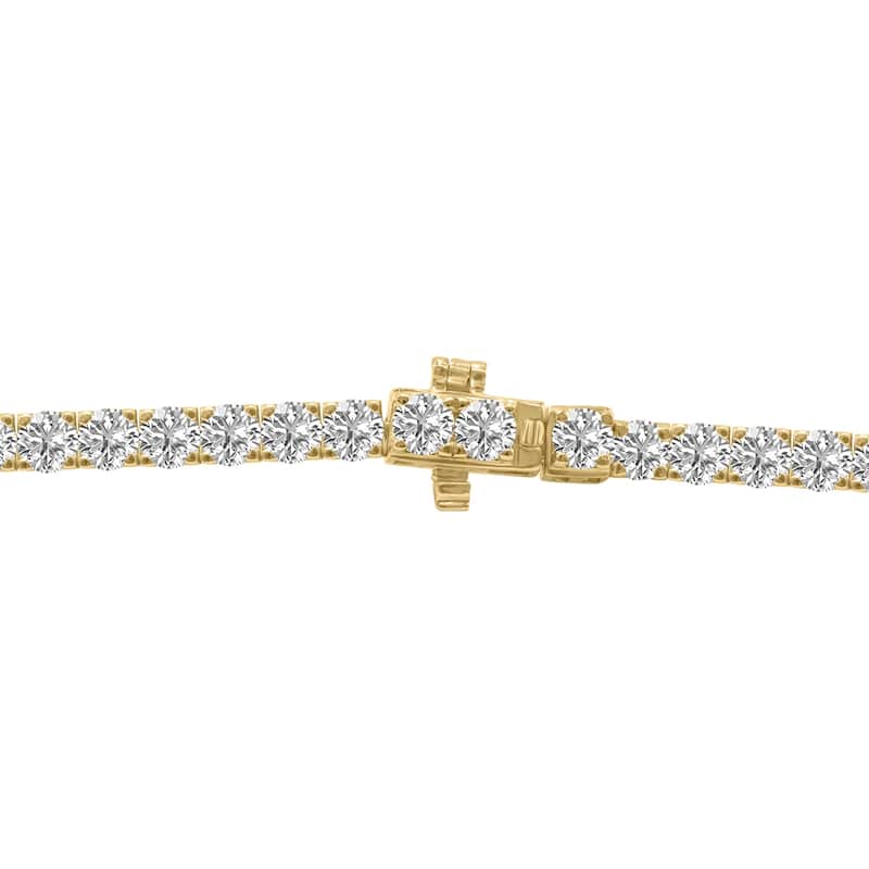 Marquee 9 Carat TW Lab Grown Diamond Tennis Bracelet in 14K Yellow Gold