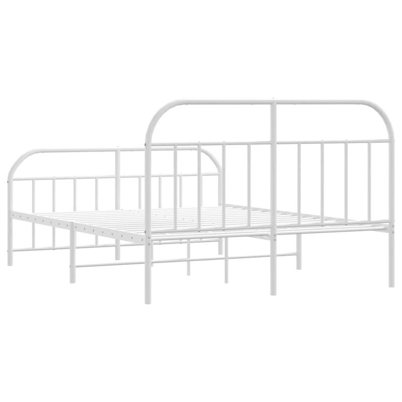 vidaXL 12 Inches Metal Bed Frame No Mattress