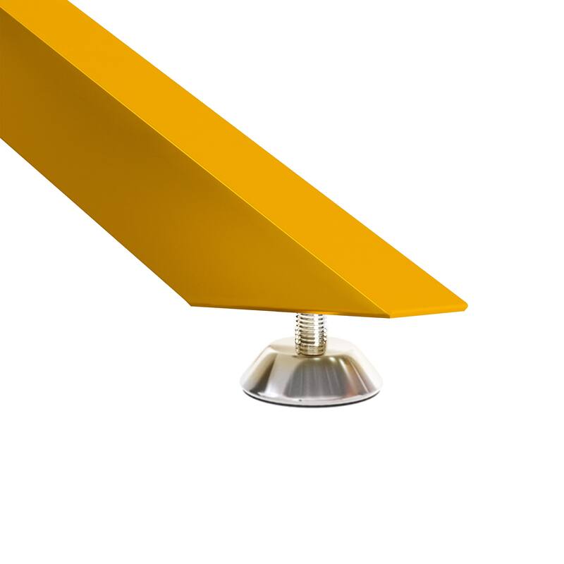 39.37" Rectangular Tempered Glass Coffee Table, Stylish Design with Metal Legs, Coffee Table for Living Room