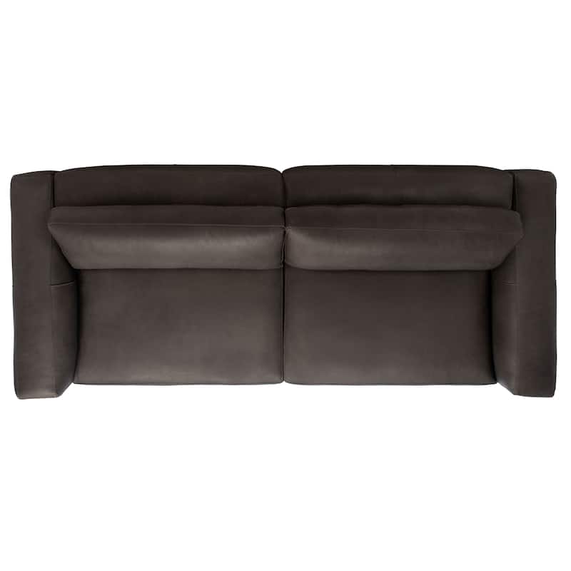 SAFAVIEH Home Elyssa Leather Sofa - 95"W x 42"D x 29"H