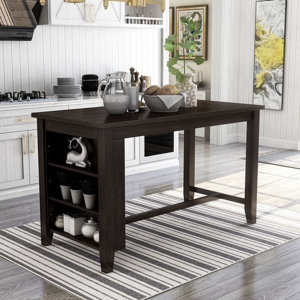 60 inch counter shop height dining table