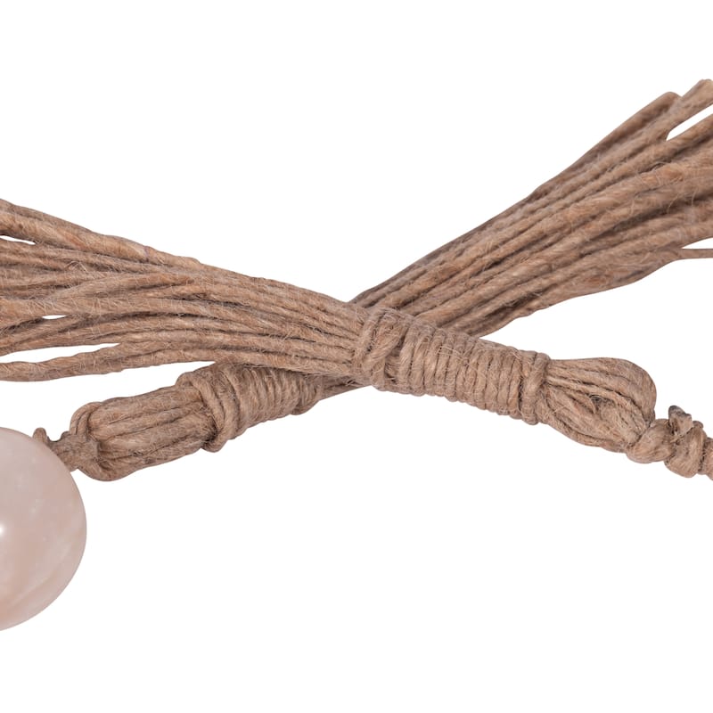 Sagebrook Home Resin Bead Garland - Elevate Your Space with Elegant Decor - 36" x 1" x 1"