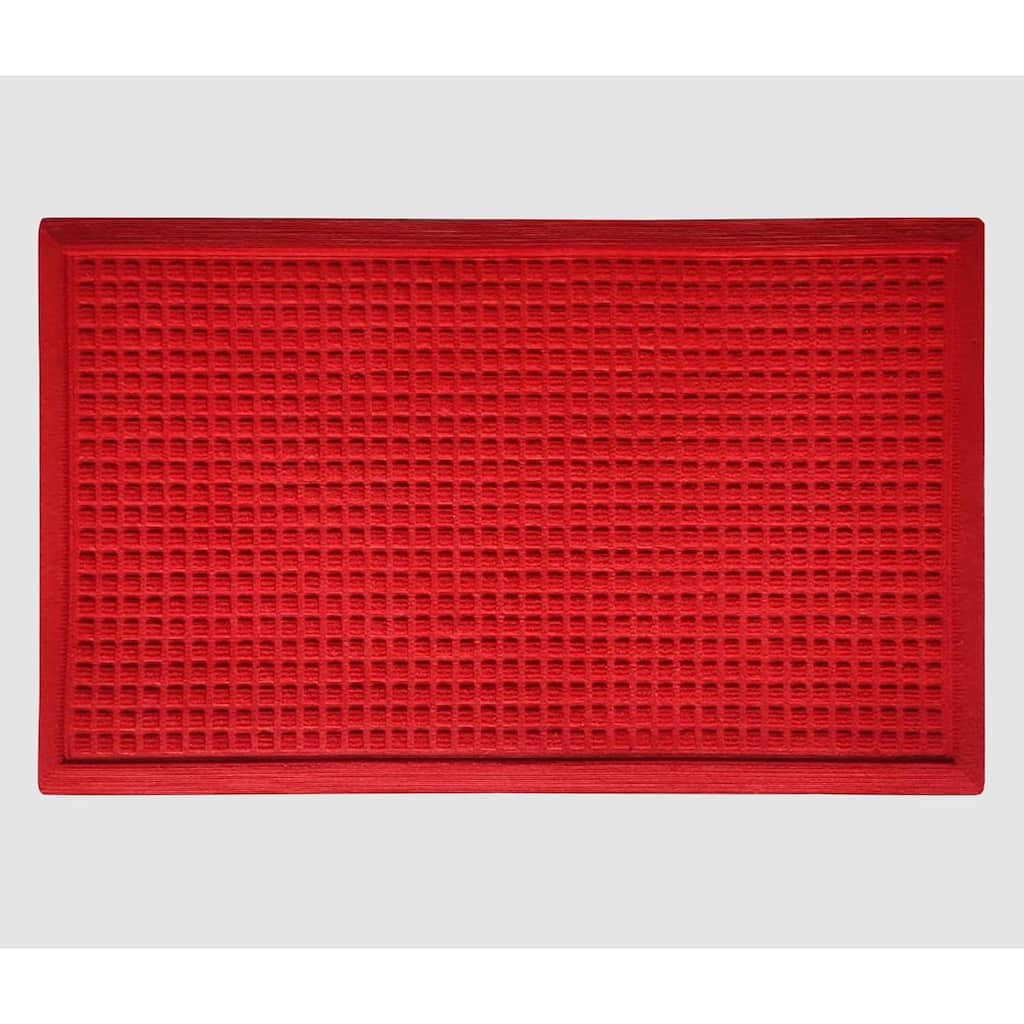 A1HC New All Weather Superior Dirt and Moisture Absorbing Polypropylene Door Mat with Non-Slip Backing for Inside Outside Use