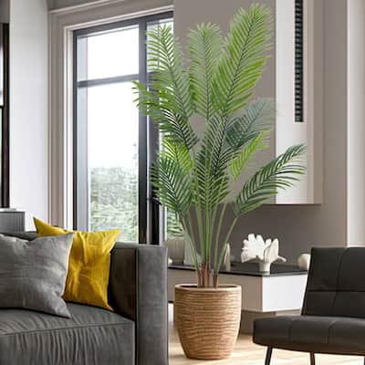 Artificial Palm Tree for Home Decor in Pot