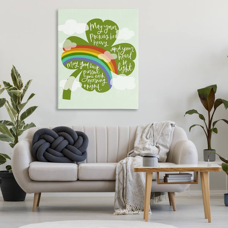 Stupell Uplifting Good Luck Rhyme Canvas Wall Art Design By Mandy Ford Art + Illustration