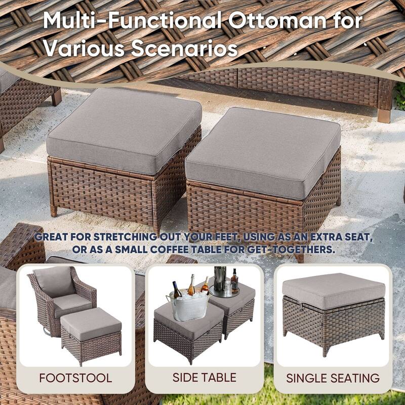 Outdoor Fire Table with Patio Funiture Set