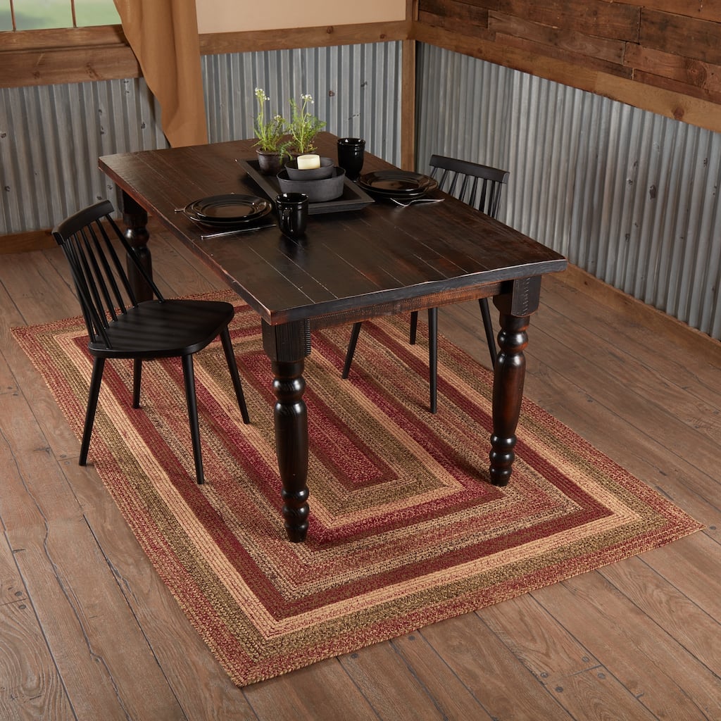 Cider Mill Jute Rug Rect w/ Pad 60x96 - 5' x 8'