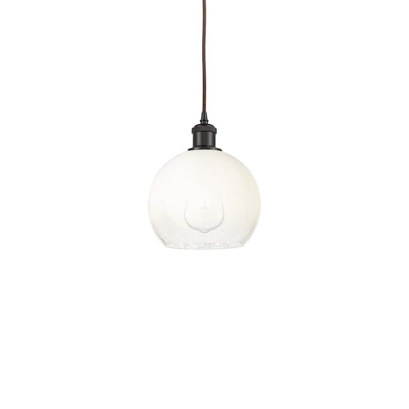 Innovations Lighting 516-1P-11-8 Brookhaven Globe Pendant Brookhaven - Oil Rubbed Bronze / Opal