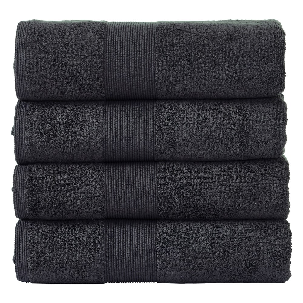 Fabstyles Soft Absorbent Bath Towel, 27 x 54 Inches, Set of 4