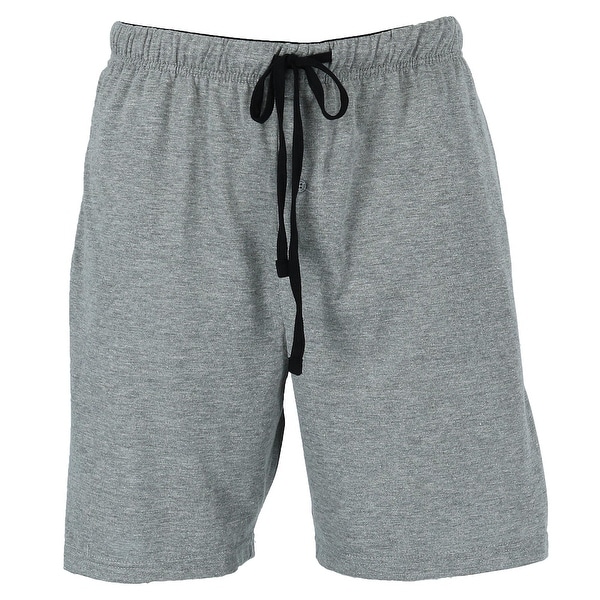 Hanes Men's Jersey Knit Cotton Button Fly Pajama Sleep Shorts. Opens flyout.