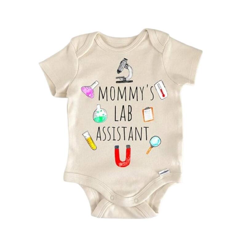 Science Chemistry - Baby Boy Girl Clothes Infant Bodysuit Funny Cute Newborn - Natural - 0-3M