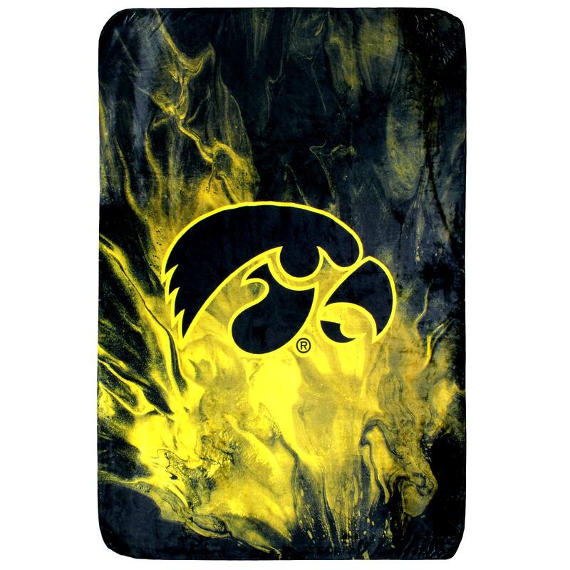 Iowa Hawkeyes Sublimated Soft Throw Blanket - 30x40