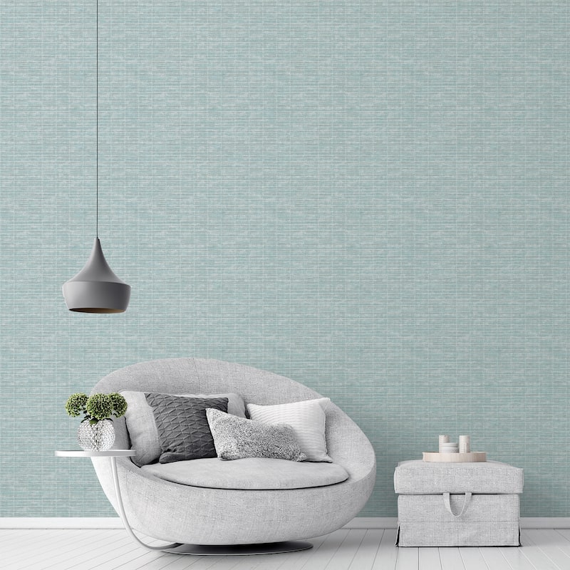 Galerie Wallcoverings TexStyle Collection Woven Weave Non-woven Metallic Wallpaper Roll