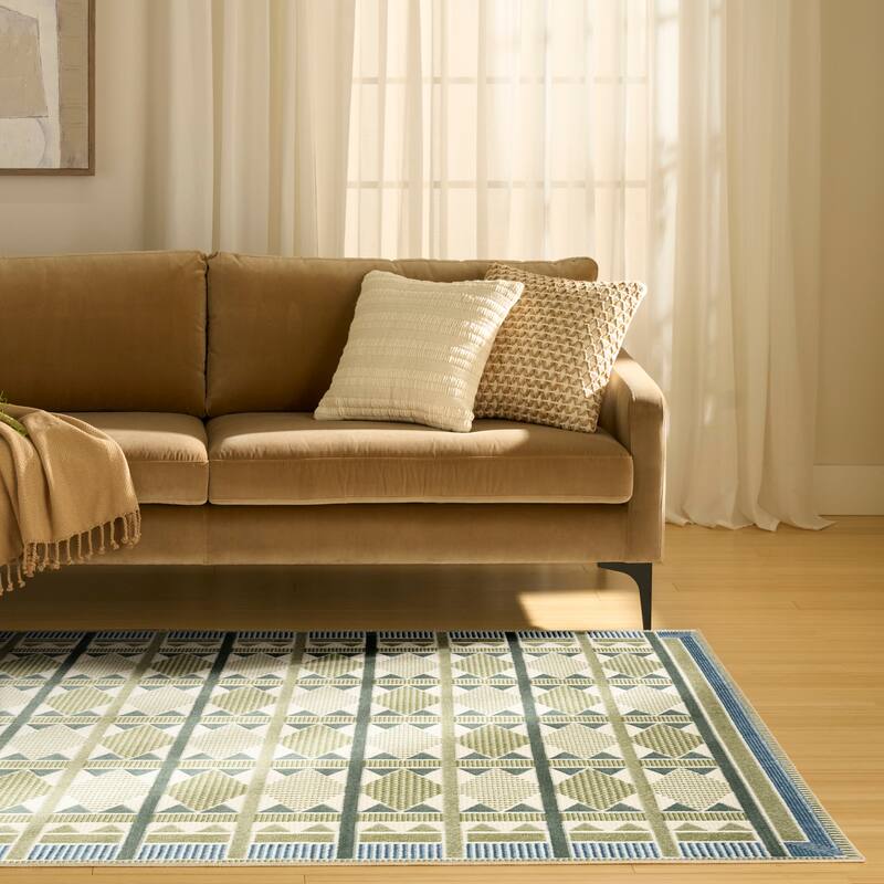 Nourison Nordic Indoor only Geometric Area Rug