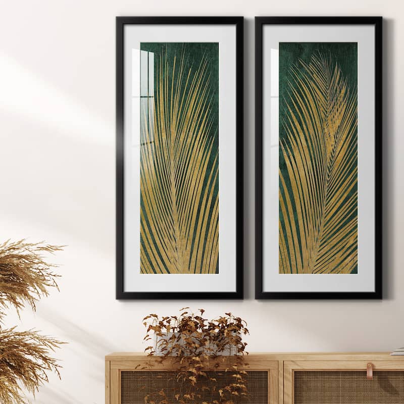 Golden Palm I-Premium Gallery Framed Print - Ready to Hang