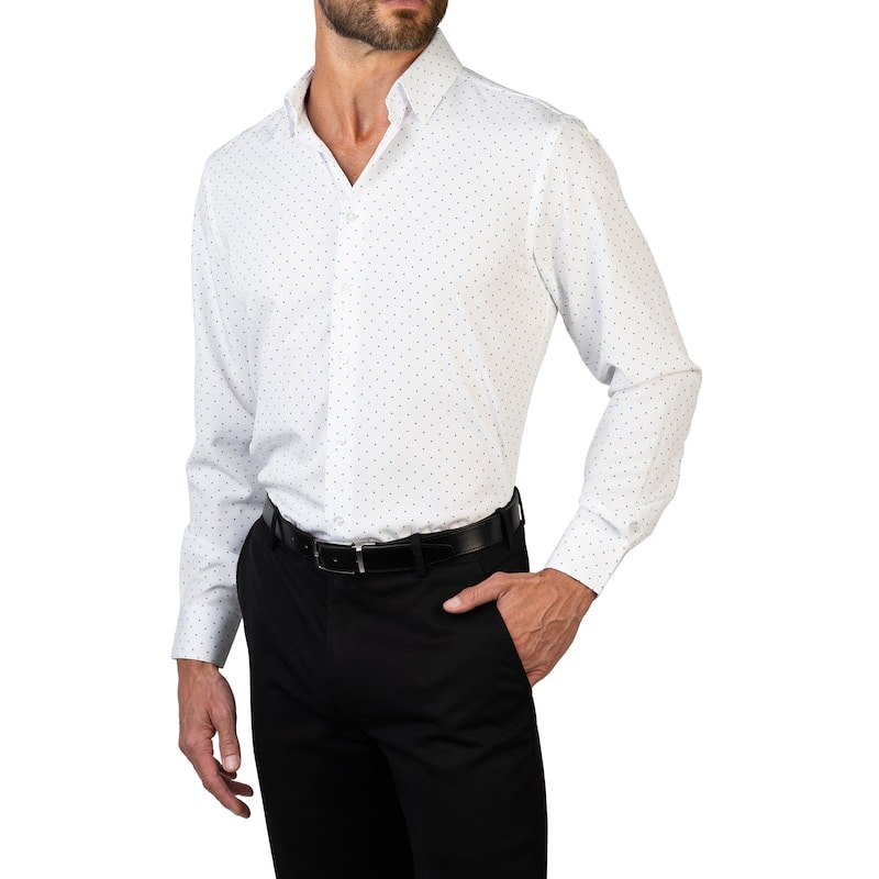 Jones New York Men's Stretch Slim Fit Dress Shirt