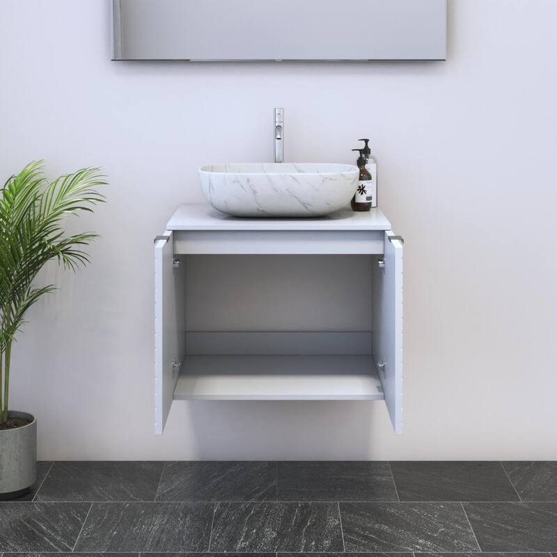 Capri 2D 60 Floating Bathroom Vanity (24" Width)