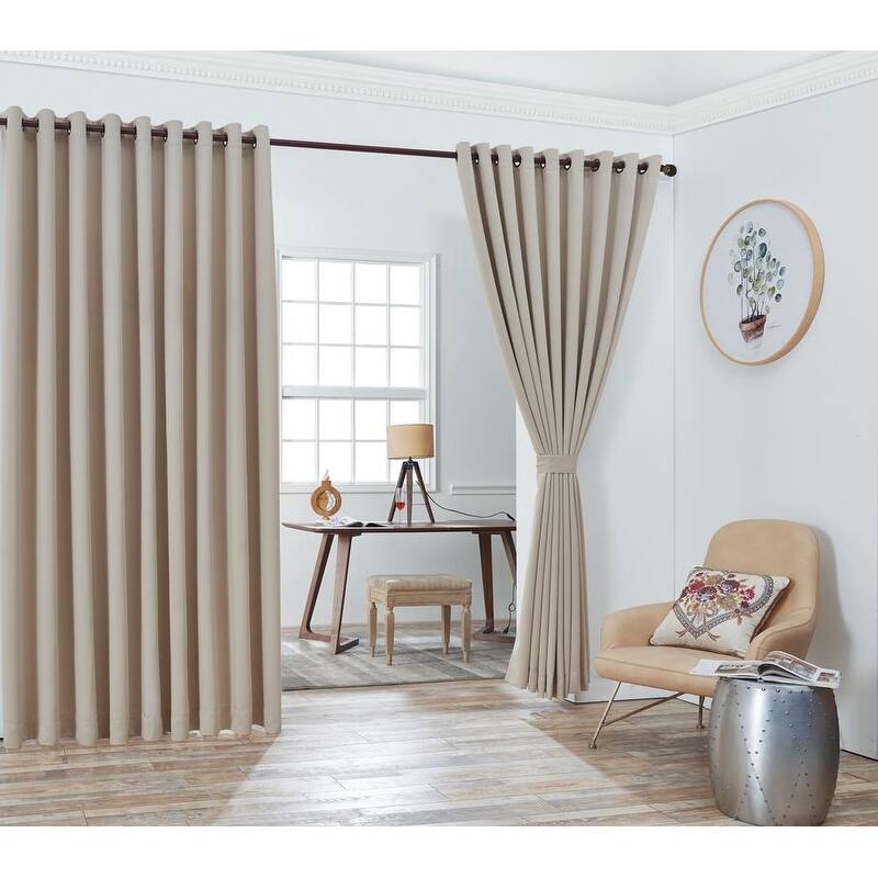 Home Sweet Home Dream Thermal Insulated Blackout Curtain Panels with Tie-Backs