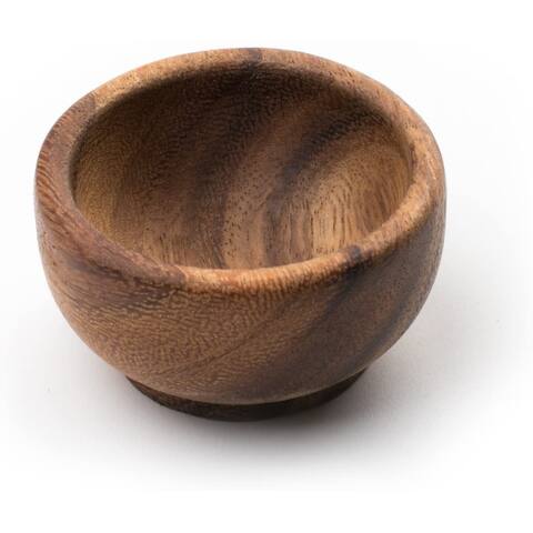 Ironwood Gourmet Acacia Condiment Cup, 2.75 x 2.75 x 1.5 inches, Brown