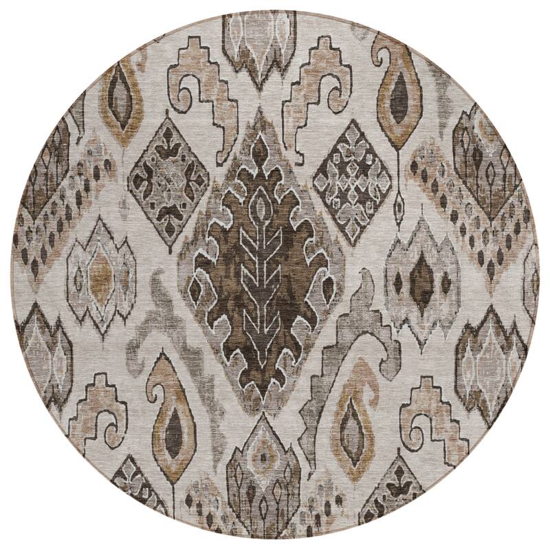 HomeRoots Moroccan Transitional Rectangle Outdoor Rug
