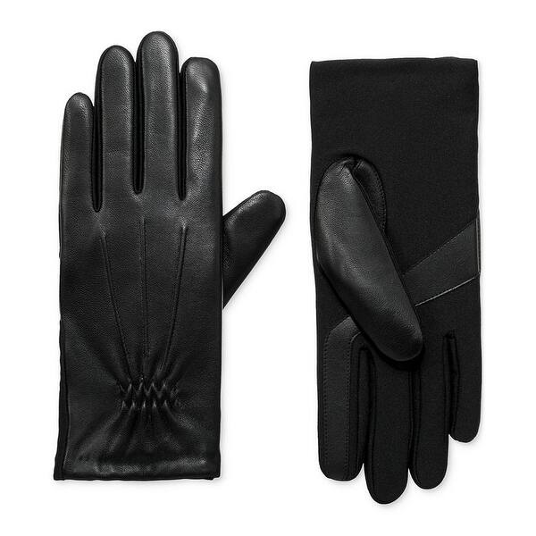 Isotoner Signature Unisex Sleekheat Stretch Leather Touchscreen Gloves