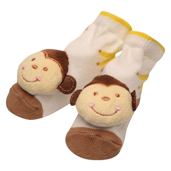 baby booties foot rattles