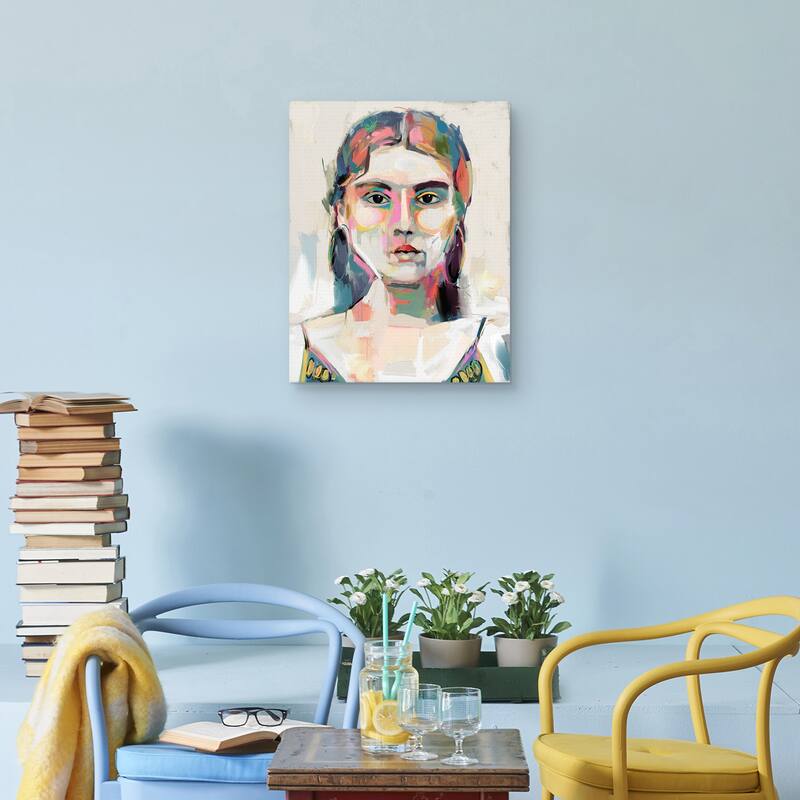 Face to Face I by Studio Arts Canvas Art Print