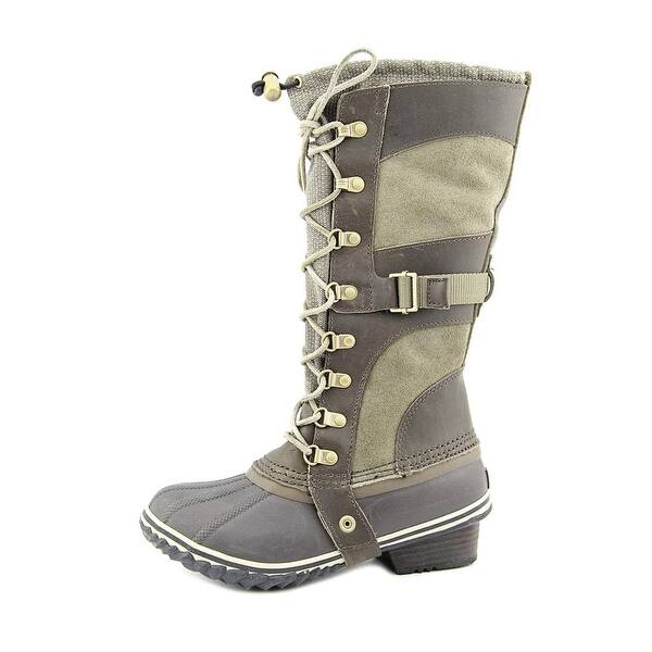 Shop Sorel Conquest Carly Round Toe Leather Winter Boot
