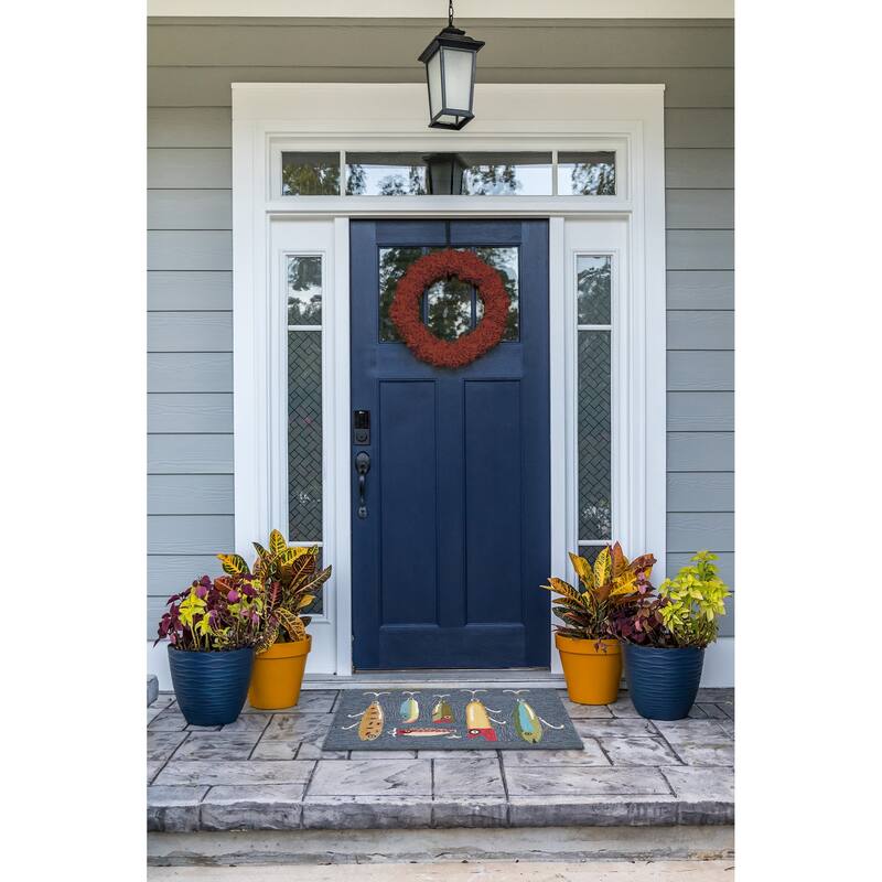 Liora Manne Frontporch Playing Hooky Indoor/Outdoor Rug