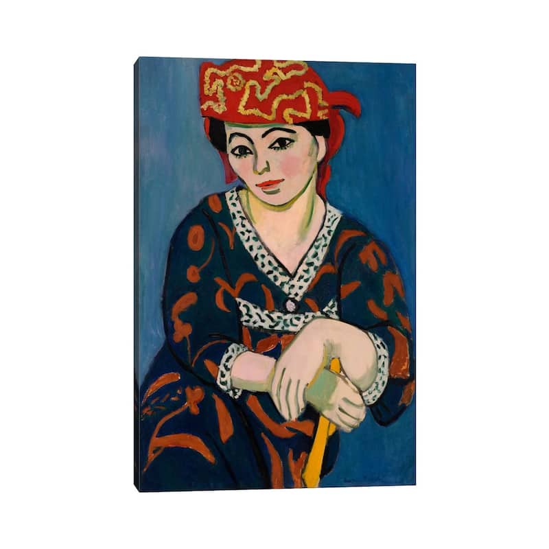 iCanvas "Le Madras Rouge or Red Madras Headdress (1907)" by Henri Matisse Canvas Print