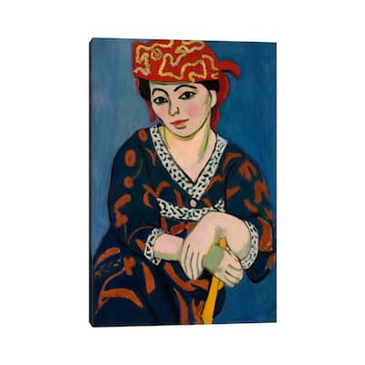 iCanvas "Le Madras Rouge or Red Madras Headdress (1907)" by Henri Matisse Canvas Print