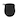Quilted Pot Holder With Pocket (Black) - Set of 4