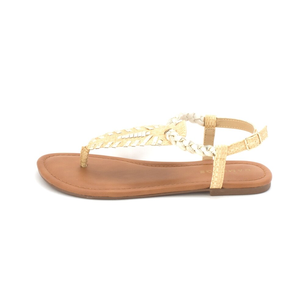 rampage braided sandals