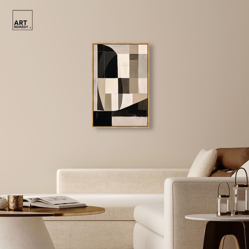 Modern Shapes II Canvas by Art Remedy