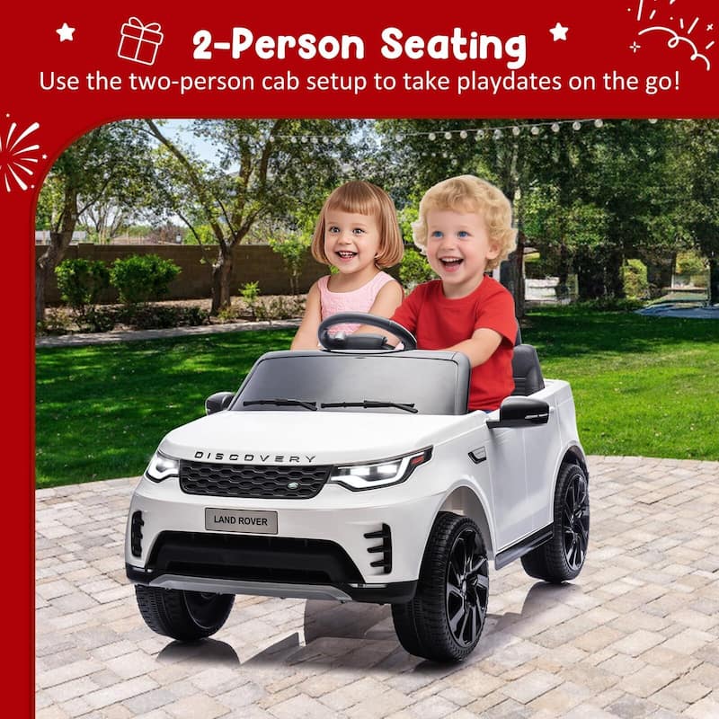 12V Licensed Land Rover 2 Seater Ride on Car for Kids