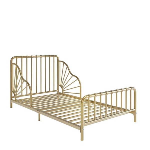 Little Seeds Quinn Whimsical Metal Toddler Bed - Bed Bath