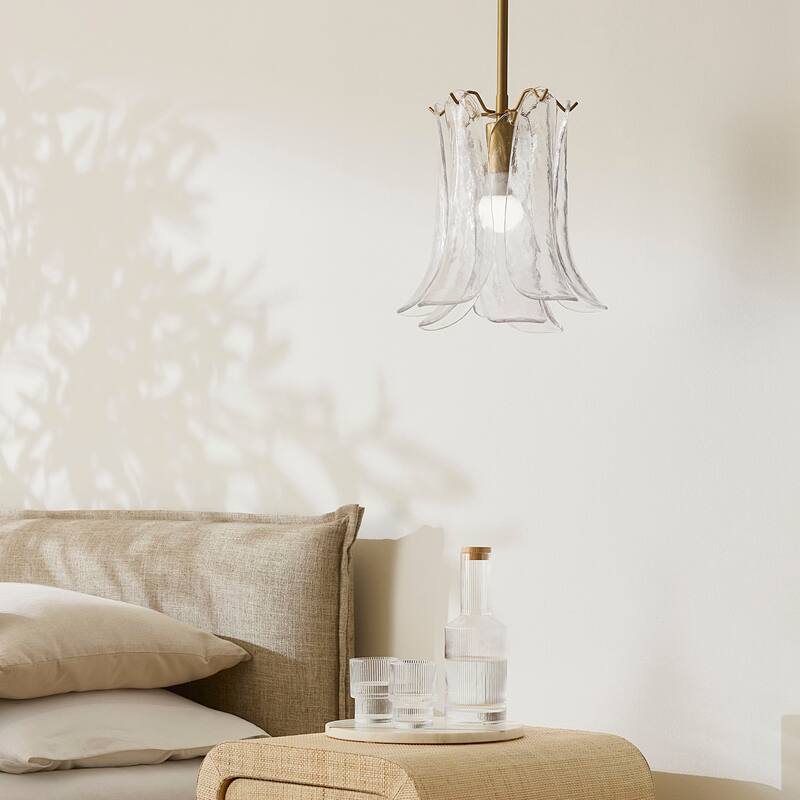Jamie Young Cala 1-Light Blown Glass Pendant
