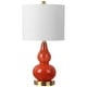 preview thumbnail 58 of 81, Anya 20.5" Mini Glass LED Table Lamp, Gray by JONATHAN Y