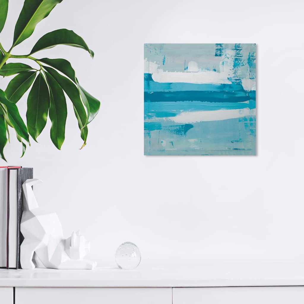 Wynwood Studio Canvas Abstract Oceania Blue and Modern & Contemporary Wall Art Canvas Print