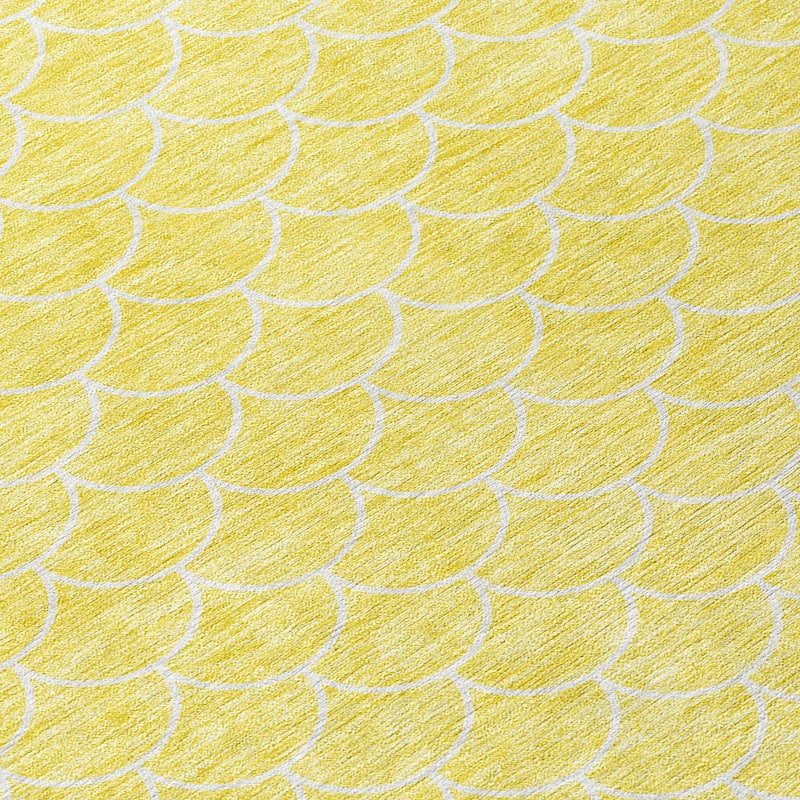 Machine Washable Indoor/ Outdoor Chantille Modern Geo Rug