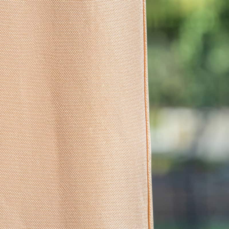 Furniture of America Xander Outdoor Beige 10ft x 10ft Pop Up Gazebo with Netting and Carry Bag