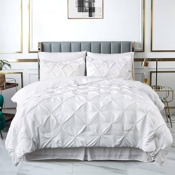 8 Pieces Pintuck Comforter Set Bed Bath & Beyond 35365002