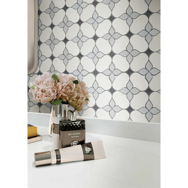 6" x 6" Marble Novelty Mosaic Wall & Floor Tile - Case (10 Sheets)