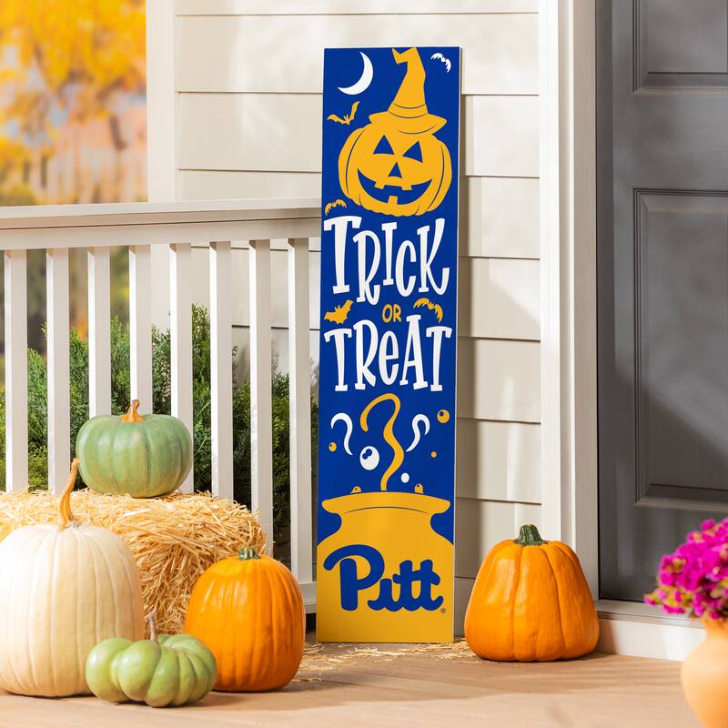 47" Double Sided Seasonal Porch Leaner, University of Pittsburgh - 47" x 11.25"