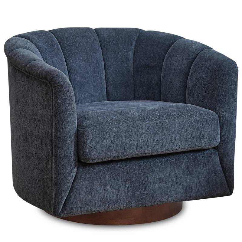 Fabric 360°Swivel Accent Chair