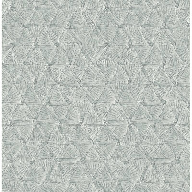 A-Street Prints Wright Slate Textured Triangle Wallpaper