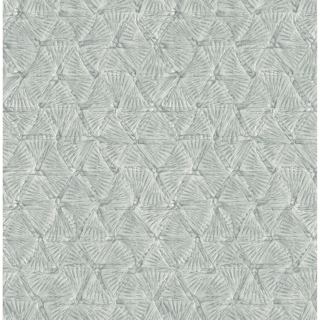 A-Street Prints Wright Slate Textured Triangle Wallpaper