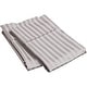 preview thumbnail 8 of 7, Superior Gyda Stripe Egyptian Cotton Pillowcases (Set of 2) Grey - King