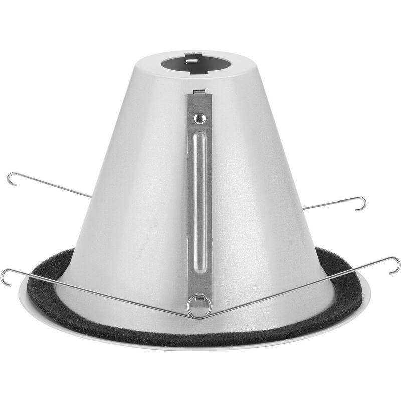 6 in. Satin White Recessed Open Trim for 6 in. Housing - Medium