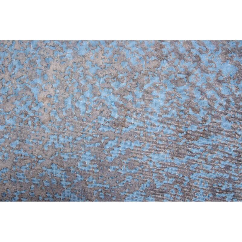 ECARPETGALLERY Hand-knotted Color Transition Sky Blue Wool Rug - 5'3 x 5'1